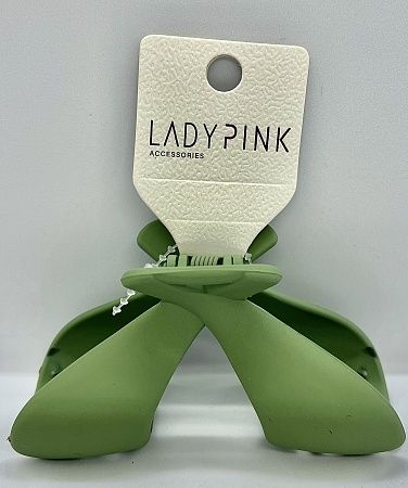 LADY PINK Краб big зеленый матовый, 1шт