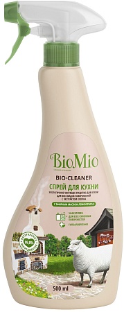 BioMio Средство чистящее для кухни Лемонграсс спрей, 500мл