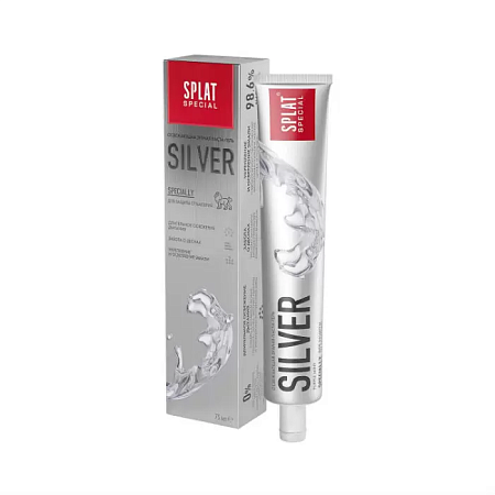 SPLAT Special Зубная паста Silver, 75мл
