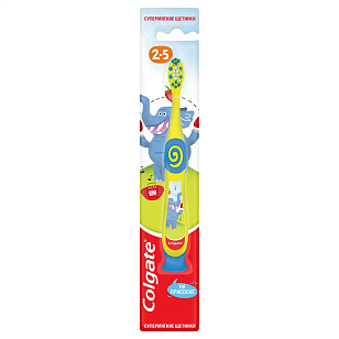 Colgate Зубная щетка Детская 2-5лет, супермягкая