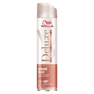 Wella Deluxe Лак для волос Seidiger Glanz Шелковый блеск ЭСФ 4, 250мл