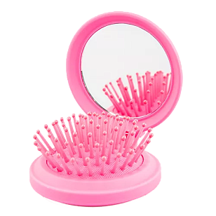 LADY PINK Щетка для волос Массажная мини круглая розовая