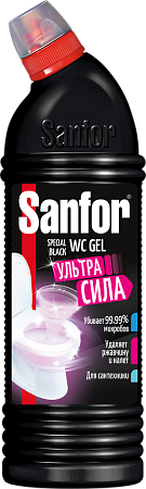 Sanfor WС Gel Средство чистящее Speсial Black, 750мл