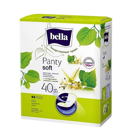 Bella Panty Soft Herbs Tilia Прокладки ежедневные, 40шт