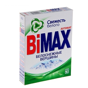 BiMax Стиральный порошок Автомат Белоснежные вершины , 400гр