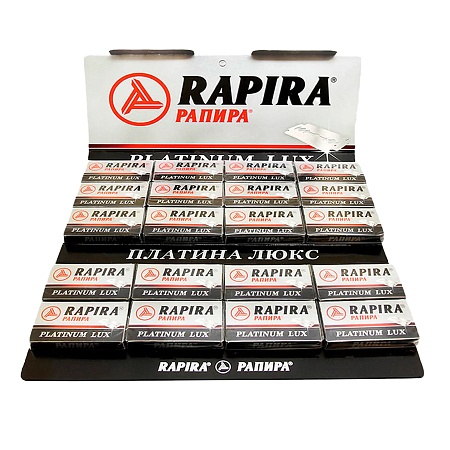 Rapira Platinum Lux Лезвия блок (1 лист/20 пачек/5, лезвий)
