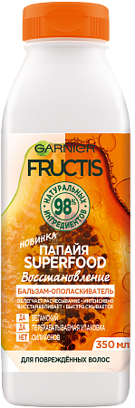 FRUCTIS Superfood Бальзам для волос Папайя Восстановление, 350мл