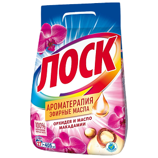 Losk Стиральный порошок Автомат Орхидея и Масло макадамии 4,05кг
