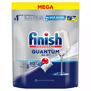 Finish Powerball Quantum Капсулы для ПММ 80шт