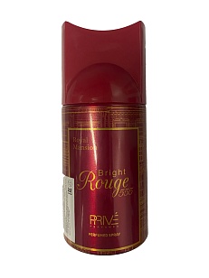 Prive Део спрей unisex BRIGHT ROUGE 555, 250мл