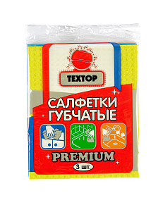 Textop Салфетка целлюлозная PREMIUM 180*150 мм 3шт /150