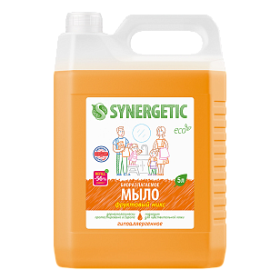 SYNERGETIC Жидкое мыло Фруктовый микс 5л