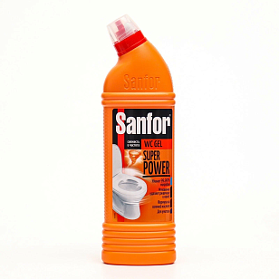 Sanfor WС Gel Средство чистящее Super Power, 750мл