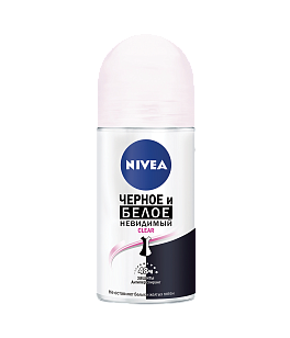 Nivea Део ролик Невидимая защита для черного и белого Clear, 50мл