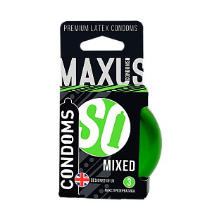 MAXUS Презервативы Mixed 3шт
