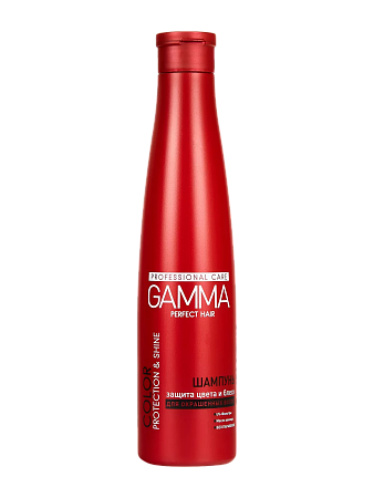 Свобода GAMMA Perfect Hair Шампунь для окрашенных волос защита цвета и блеск, 350мл