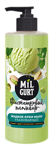 Milgurt Жидкое крем-мыло Фисташковый пломбир 500г