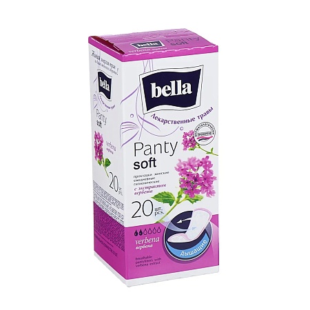 Bella Panty Soft Herbs Verbena Прокладки ежедневные, 20шт