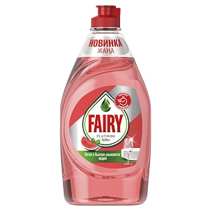 FAIRY Жидкость д/посуды Platinum Арбуз 430мл (10шт)