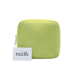 Mæth Косметичка Квадрат зеленая 12,5х4,5х10,5см