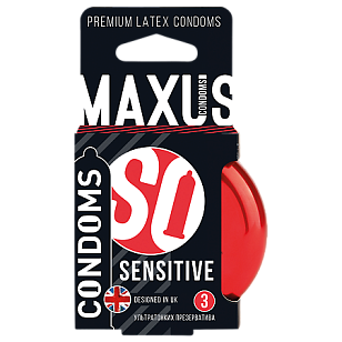 MAXUS Презервативы Ultra Thin Sensitive 3шт