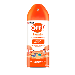 Off! Family Аэрозоль от комаров 157мл