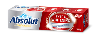 Absolut Professional Зубная паста Extra Whitening 110г