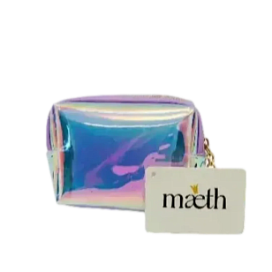 Mæth Косметичка Перламутровая фиолетовая 9х5х6см