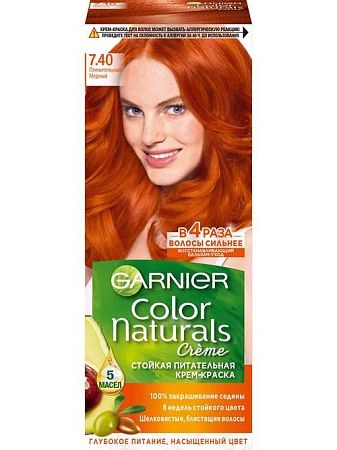 Garnier Color Naturals Краска для волос 7.40 Пленительный, медный