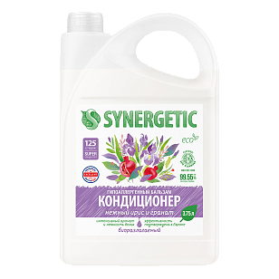 SYNERGETIC Кондиционер-бальзам д/белья Нежный ирис и гранат 3,75л