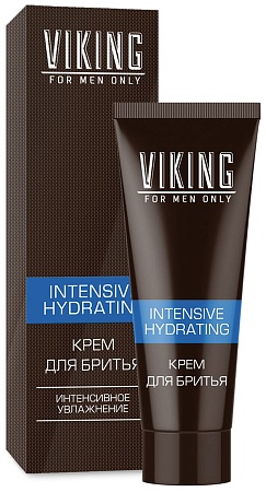 Викинг крем для бритья увлажняющий Intensive hydrating, 75мл