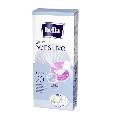 Bella Panty Sensitive Прокладки ежедневные ультратонкие, 20шт