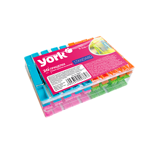 YORK Прищепки Стандарт 20шт