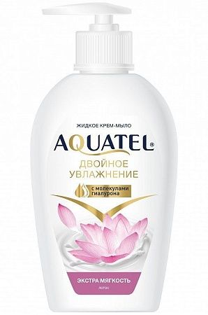 Aquatel Крем-мыло жидкое Лепестки лотоса, 280г