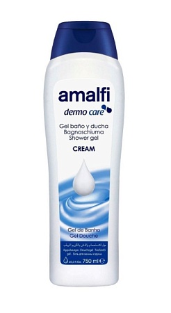 AMALFI шампунь-Крем семейный Натуральный 'Natural Cream'для всех типов волос, 750мл