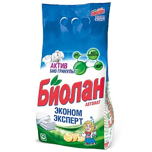 Биолан Стиральный порошок Автомат Эконом Эксперт, 2400гр