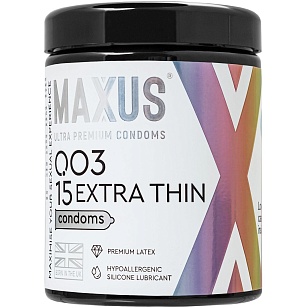 MAXUS Презервативы экстремально тонкие X-Edition 003 15шт