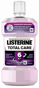 LISTERINE Ополаскиватель д/полости рта Total Care Stay White 250мл