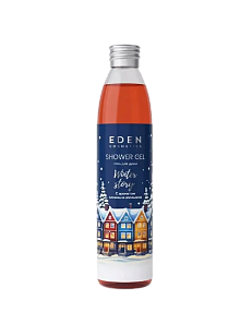EDEN Winter story BLUE Гель д/душа Клюква и апельсин 320мл