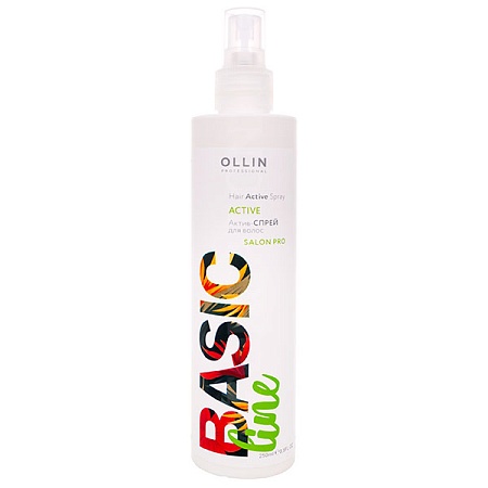 Ollin Professional Basic Line Актив-спрей для волос, 250мл