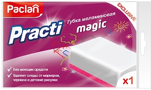 Paclan Губка меламиновая Practi Magiс, 1шт