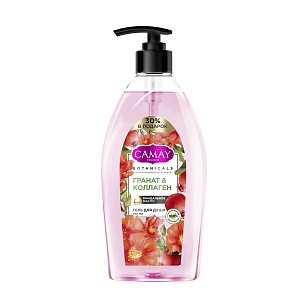 CAMAY Гель для душа Botanicals Цветы граната, 750мл