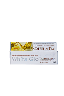 WHITE GLO Зубная паста отбеливающая Coffee&Tea 24г