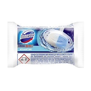 DOMESTOS Сменный блок для унитаза Атлантик, 40гр