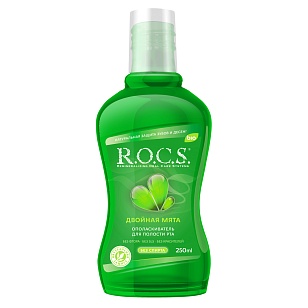 R.O.C.S. Ополаскиватель Двойная мята, 250мл