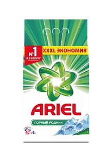 ARIEL Стиральный порошок Автомат Горный родник, 6кг