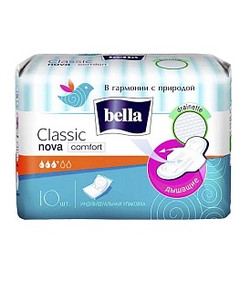 Bella Прокладки Classic Nova Comfort, 10шт