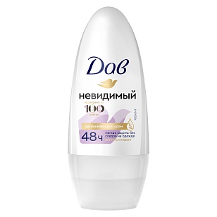 DOVE Део ролик Невидимый 50мл