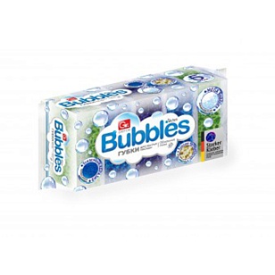 GRIFON Губки для посуды из поролона BUBBLES, 5шт