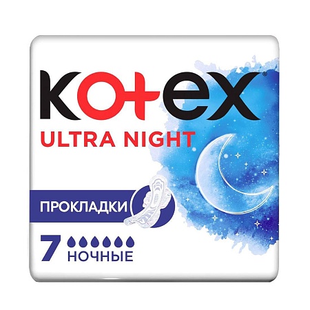 Kotex Прокладки Ультра Сетч Night 7шт (16шт в, кор)